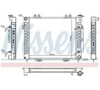 Radiador de agua Aletas refrigeración soldadas 609901 NISSENS para JEEP