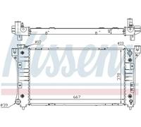 Radiador de agua Aletas refrigeración soldadas 60999A NISSENS para CHRYSLER