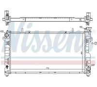Radiador de agua Aletas refrigeración soldadas 61025 NISSENS para CHRYSLER DODGE