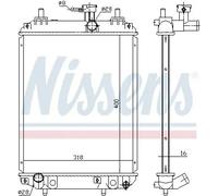 NISSENS Kühler, Motorkühlung 617549