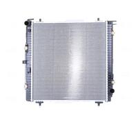Radiador de agua Aletas refrigeración soldadas 62599A NISSENS para MERCEDES-BENZ