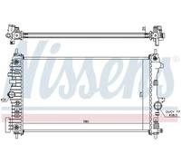 Radiador de agua Aletas refrigeración soldadas 630717 NISSENS para SAAB OPEL