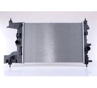 Radiador de agua Aletas refrigeración soldadas 630725 NISSENS para OPEL
