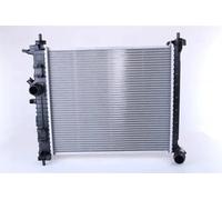 Radiador de agua Aletas refrigeración soldadas 630735 NISSENS para OPEL