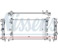 Radiador de agua Aletas refrigeración soldadas 637602 NISSENS para RENAULT