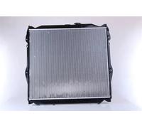 Radiador de agua Aletas refrigeración soldadas 64637A NISSENS para TOYOTA