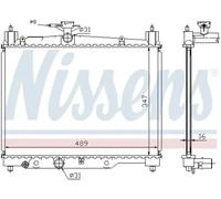 Radiador de agua Aletas refrigeración soldadas 64789A NISSENS para TOYOTA YARIS