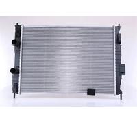 Radiador de agua Aletas refrigeración soldadas 67363 NISSENS para NISSAN
