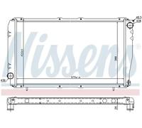 Radiador de agua Aletas refrigeración soldadas 67740 NISSENS para SUBARU