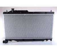 Radiador de agua Aletas refrigeración soldadas 67743 NISSENS para SUBARU