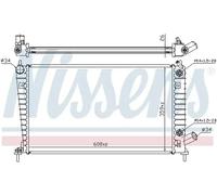 Radiador de agua Aletas refrigeración soldadas 68001A NISSENS para SAAB 9-5