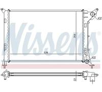 Radiador de agua Aletas refrigeración soldadas 69702A NISSENS para MINI MINI