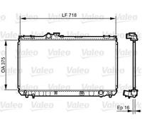 Radiador, refrigeración de motor VALEO 734498