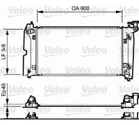 VALEO 734711 Radiador, refrigeración del motor