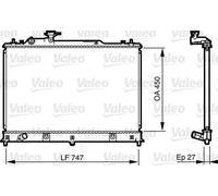 VALEO 735577 Radiador, refrigeración del motor