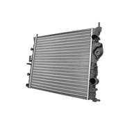 HELLA 8MK 366 301-561 Radiador, refrigeración del motor - Aletas refrigeración unidas mecánicamente - Aluminio/Plástico - sin junta - sin depósito de compensación