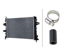 Radiador de agua Aletas refrigeración soldadas 8MK 366 302-501 HELLA