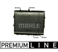 MAHLE ORIGINAL CR 1319 000P Radiador, refrigeración del motor