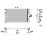 Radiador MAHLE CR 2696 000P