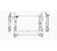 MAGNETI MARELLI 350213126200 Radiador, refrigeración del motor