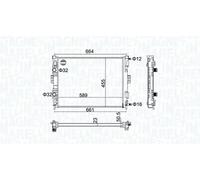 Radiador MAGNETI MARELLI 350213160600