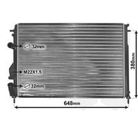 VAN WEZEL Radiador, refrigeraciÃ³n del motor para RENAULT: MÃ©gane ScÃ©nic, MÃ©gane, MÃ©gane Classic (Ref: 43002241)