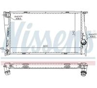 Radiador de agua Aletas refrigeración unidas mecánicamente 60785A NISSENS