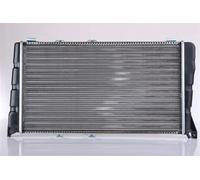 Radiador de agua Aletas refrigeración unidas mecánicamente 64010 NISSENS