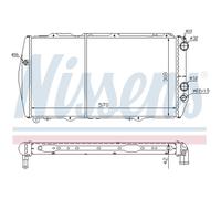 Radiador De Agua Compatible Para Audi 100 44 44Q C3 2.3 E 2.0 2.2 2.1 43 C2 1.6