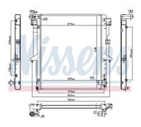 Radiador De Agua Compatible Para Mitsubishi L 200/Triton KA T KB T 2.5 DI-D 4WD