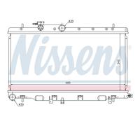 Radiador de agua Aletas refrigeración soldadas 67709 NISSENS para SUBARU OUTBACK