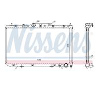 Radiador De Agua Compatible Para Toyota Avensis T22 2.0 D-4D