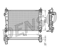Radiador, refrigeración de motor DENSO DRM01007