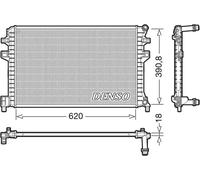 Radiador, refrigeración de motor DENSO DRM02018