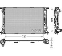 DENSO DRM02022 Radiador, refrigeración del motor