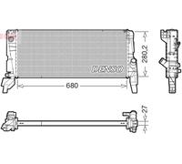Radiador de agua DRM05074 DENSO para BMW MINI