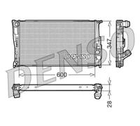 Radiador de agua DRM05111 DENSO para BMW 3 Touring 3 1 Coupé 3 Descapotable 1 X1
