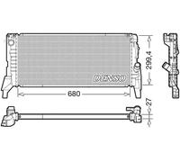 Radiador de agua DRM05119 DENSO para MINI BMW