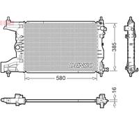 DENSO DRM15017 Radiador, refrigeración del motor