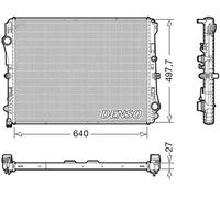 DENSO DRM17116 Radiador, refrigeración del motor