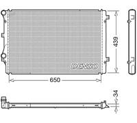 DENSO Radiador, refrigeración del motor para AUDI: TT & VOLKSWAGEN: Eos, Golf, Jetta, New Beetle, Passat, CC, Scirocco & SKODA: Yeti (Ref: DRM32041)