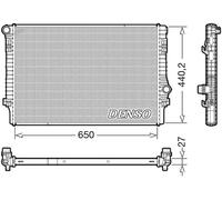 Radiador, refrigeración de motor DENSO DRM32049