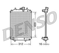 DENSO DRM35002 Radiador, refrigeración del motor