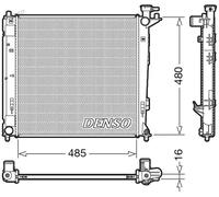 DENSO DRM41008 Radiador, refrigeración del motor