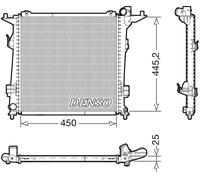Radiador de agua DRM43006 DENSO para KIA CEE'D SW CEE'D Hatchback PRO CEE'D
