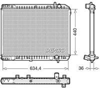 DENSO DRM43008 Radiador, refrigeración del motor