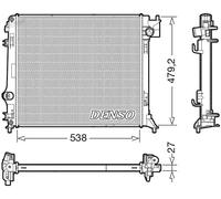 DENSO DRM46064 Radiador, refrigeración del motor