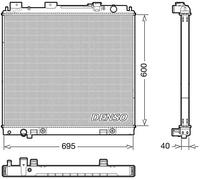 DENSO Radiador, refrigeración del motor para NISSAN: Pathfinder (Ref: DRM46068)