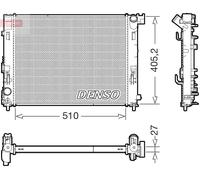 Radiador de agua DRM46076 DENSO para NISSAN RENAULT DACIA