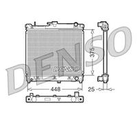 Radiador de agua DRM47014 DENSO para SUZUKI JIMNY Todo terreno, cerrada